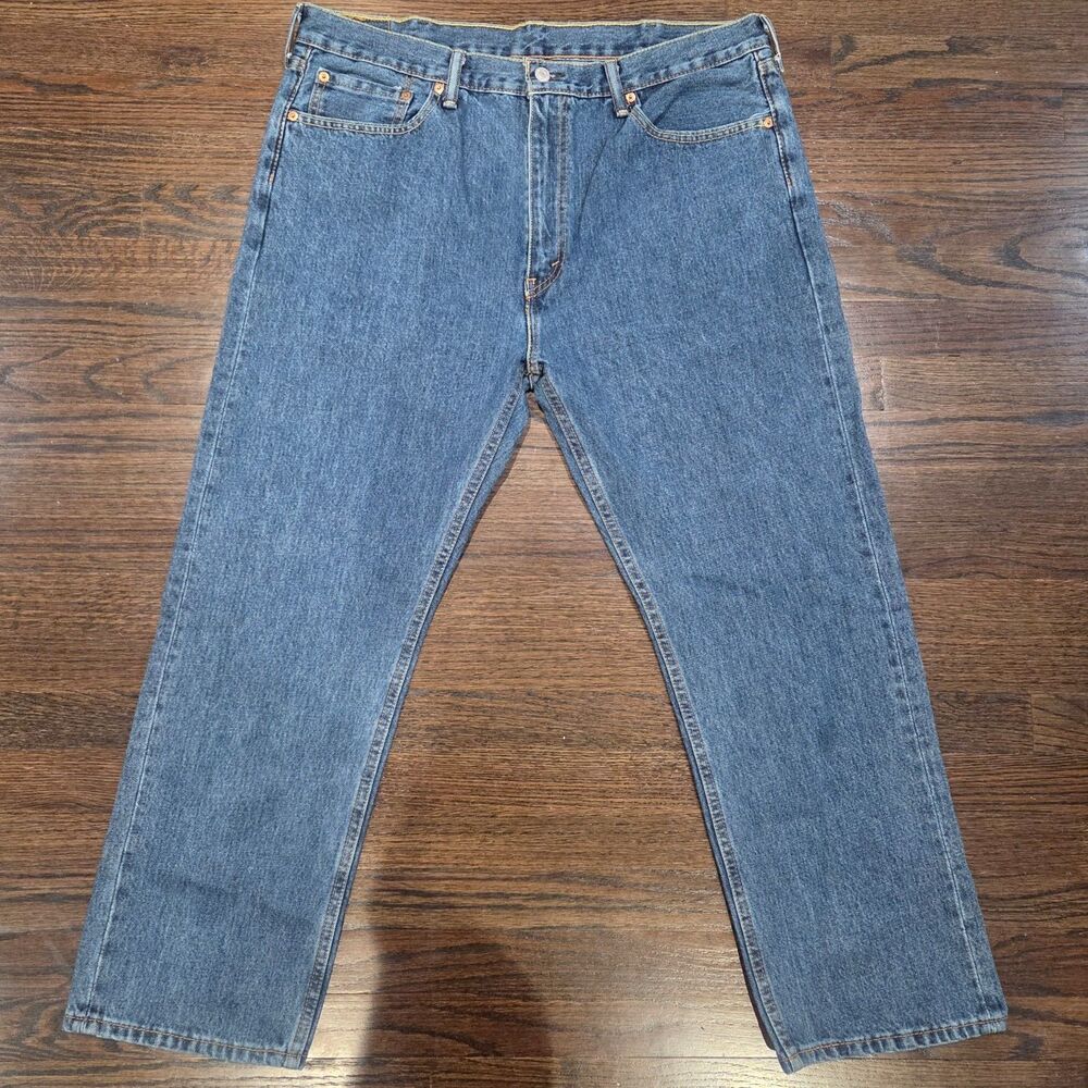 Levi's 505 Regular Fit Straight Leg Denim Jeans — Men's 40x29